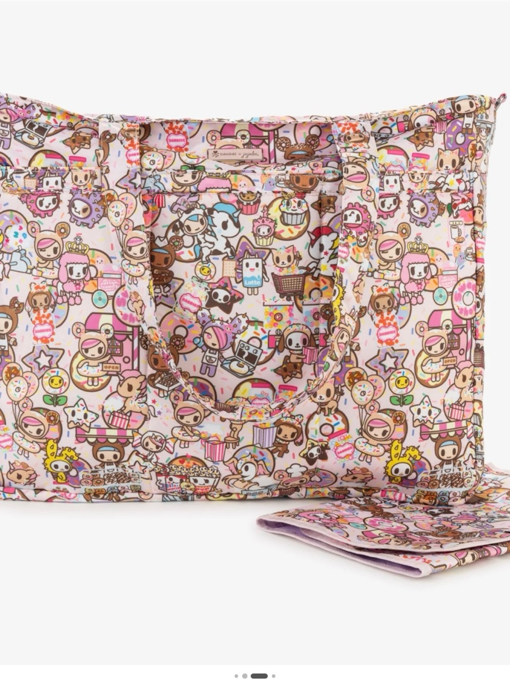 Ju-Ju-Be Pink Tokidoki Character Print Tote Bag